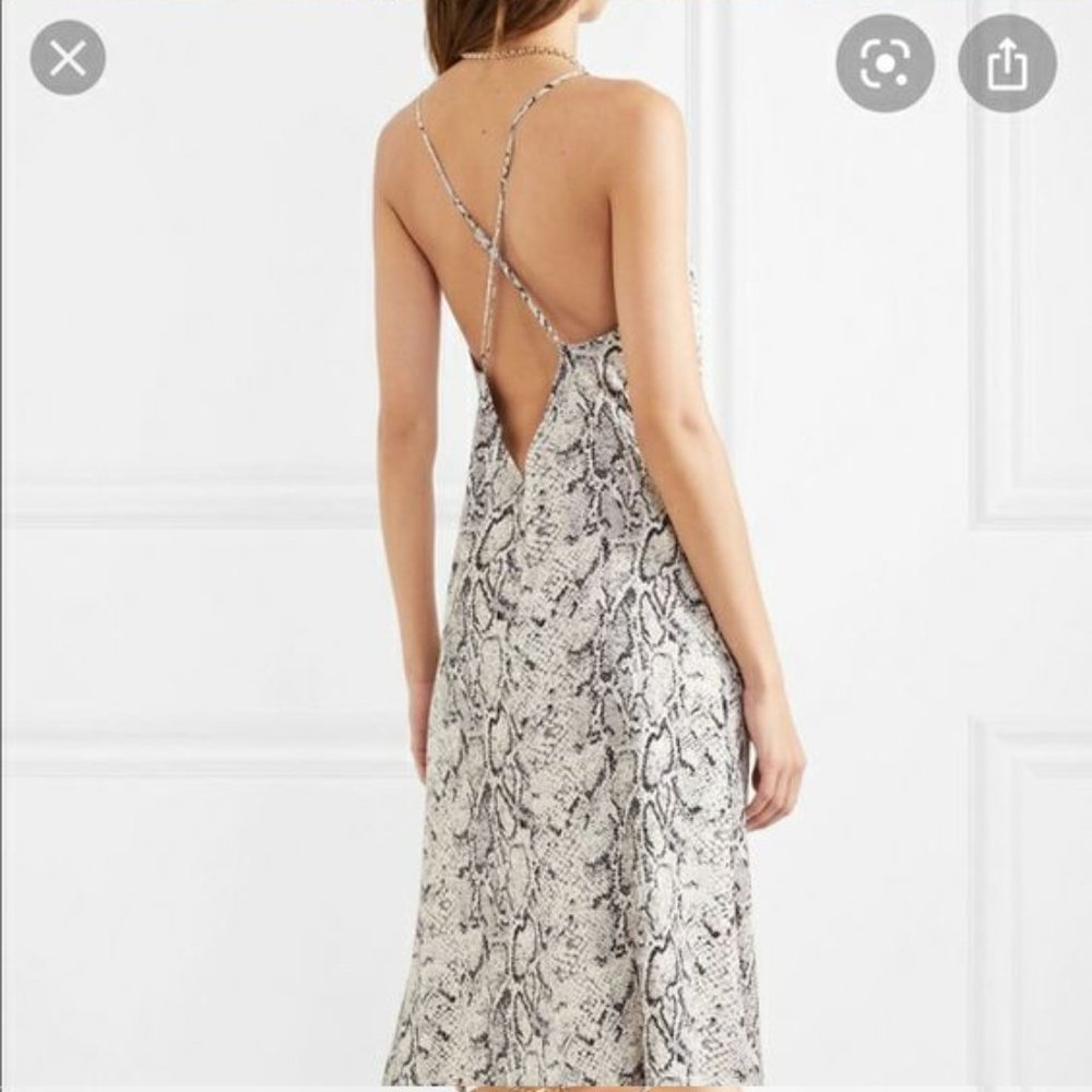 REFORMATION Snake Print Dress-- Size 4